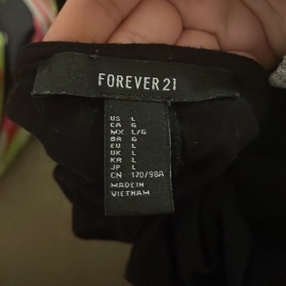 3/$15 Forever 21 Black T-Shirt Dress - Picture 3 of 6